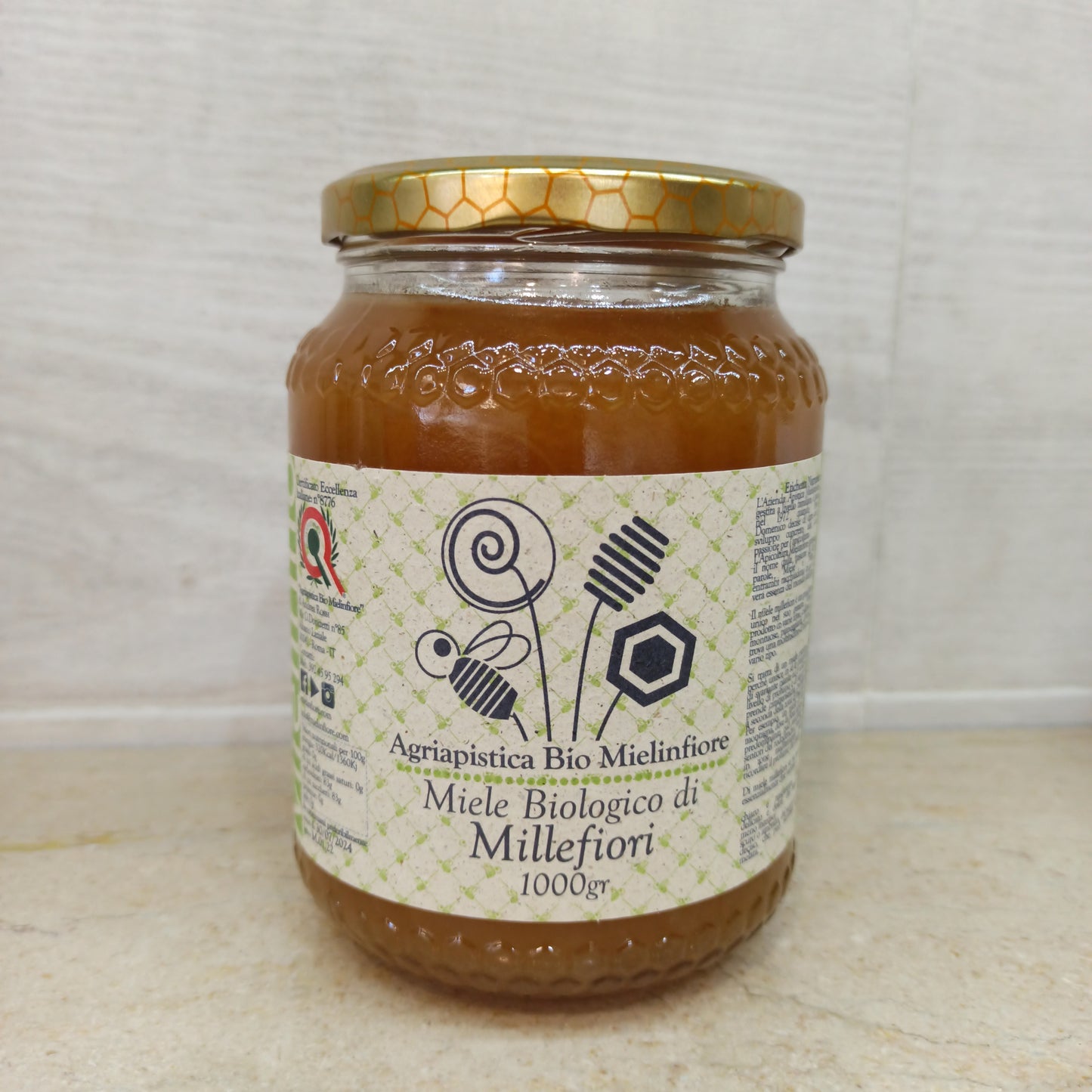 Organic Wildflower Honey - 500 g