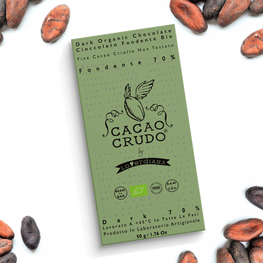 Pasta di cacao crudo fondente 70 % – 50 g