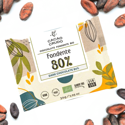 Dark 80% raw cocoa paste - 30 g