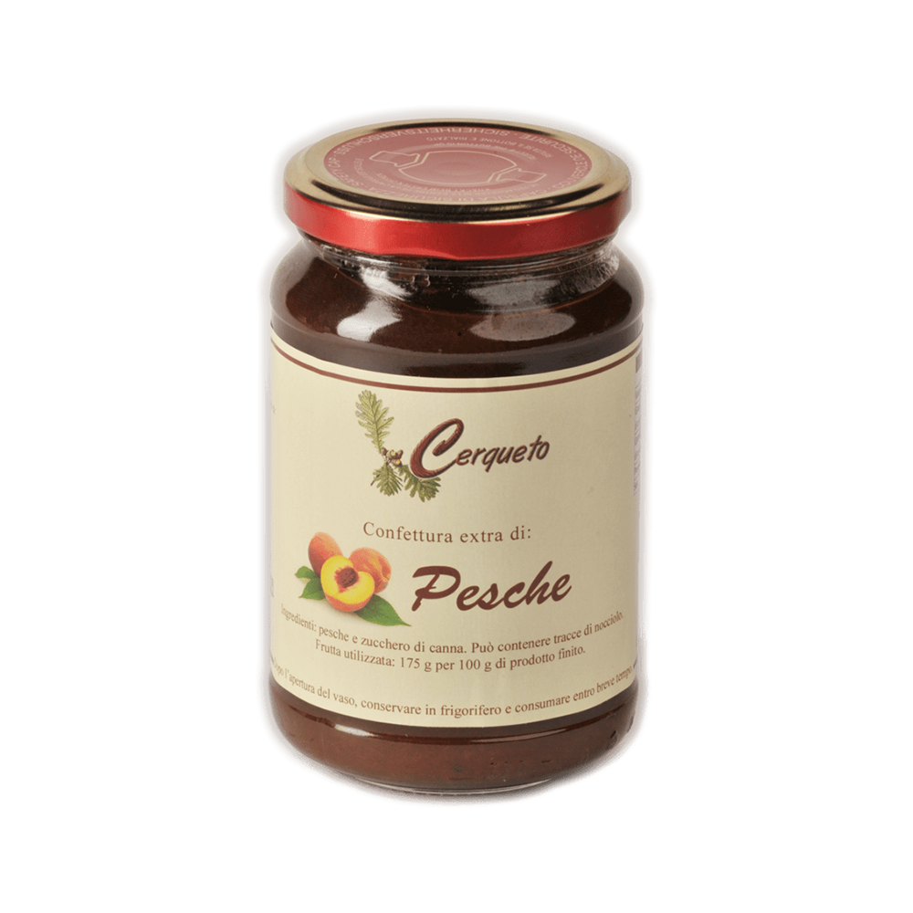 Artisan peach jam