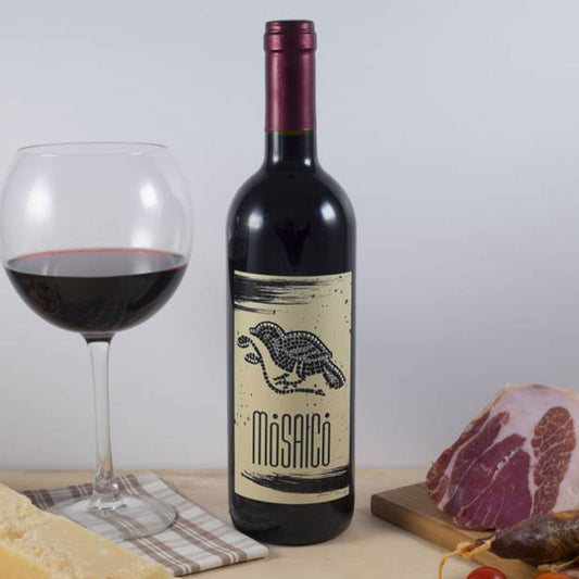 Organic red wine"Mosaico"