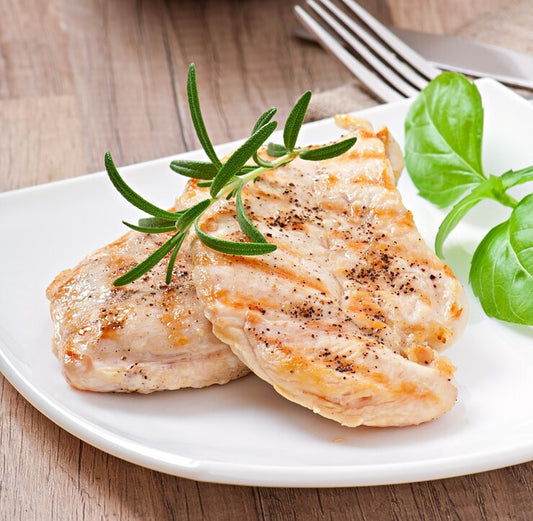 Slices of free-range chicken breast - about 320g