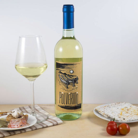 "Polverino"organic white wine