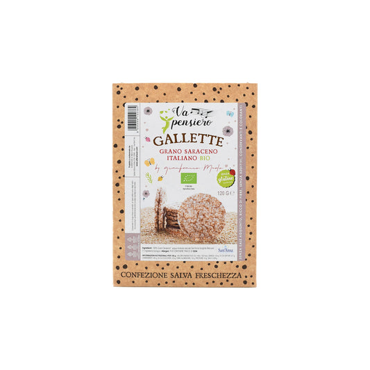 Organic Italian buckwheat cakes – 120 g