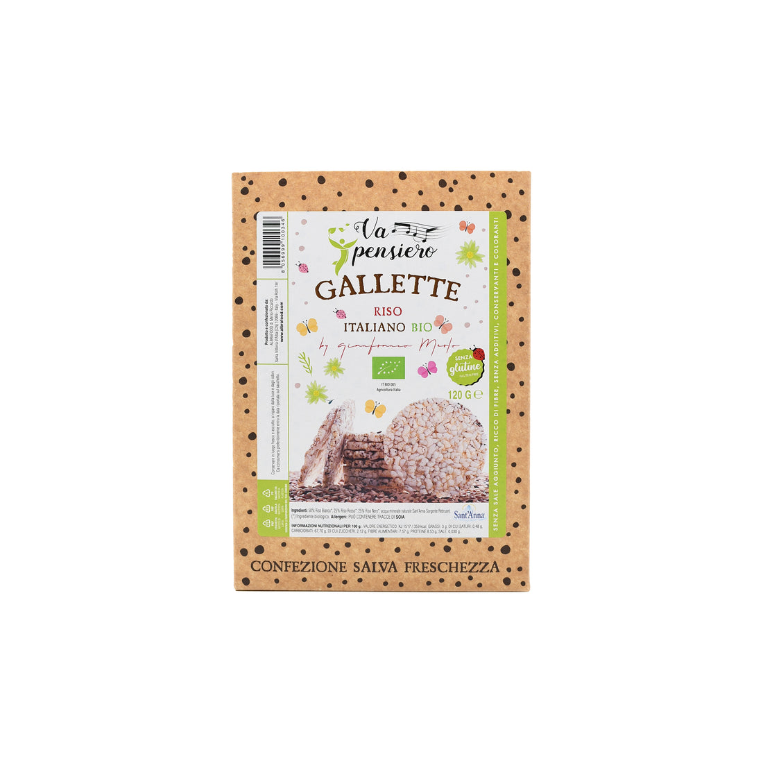 Organic Italian rice cakes – 120 g