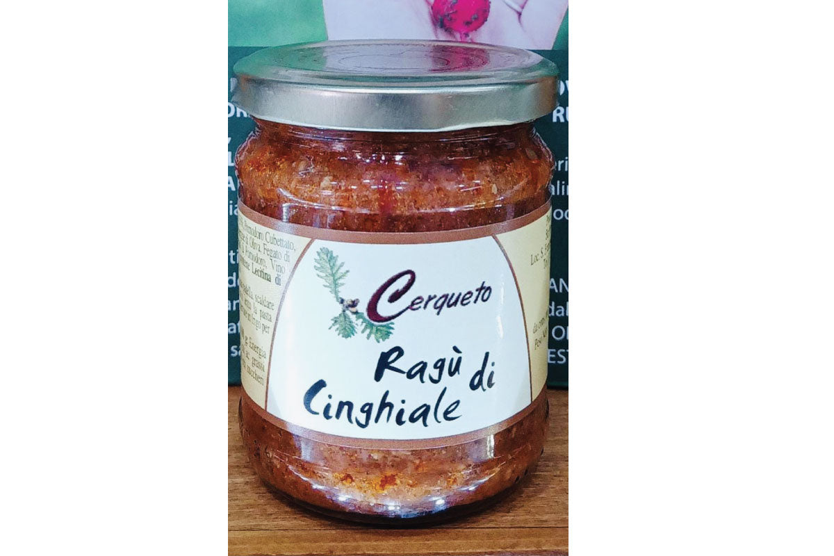 Ragù artigianale di cinghiale