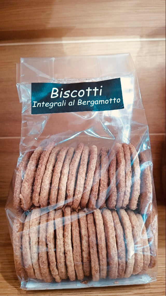 Biscotti integrali al bergamotto